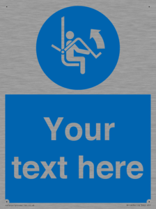 Custom Mandatory: Open safety bar of chairlift